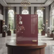 Аренда Обложки мягкие C BIND А4 O.SOFTCLEAR B 13 мм бордо лен в Radisson Collection Paradise — ART SPACE