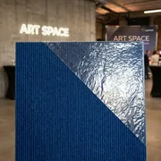 Аренда Синий выставочный ковролин в Сочи ART SPACE