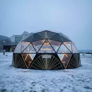 Аренда Шатер купольный в Лазаревском для конференций в санатории «Русь» — ART SPACE