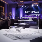 Аренда Поднос фуршетный из стекла 4 ступеньки в Rixos Krasnaya Polyana — ART SPACE