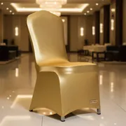 Аренда Чехол стрейч текстиль для стула золотой в Courtyard by Marriott Sochi — ART SPACE