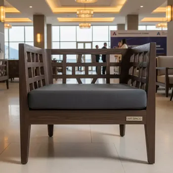Аренда Кресло Уэльс ажурное плетение с подушкой мореная лиственница в отеле Radisson Lazurnaya — ART SPACE