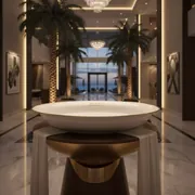 Аренда Блюдо Джорджия Gold овальное 33х23 см в Radisson Blu Resort & Congress Centre — ART SPACE