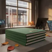 Аренда Обложки твердые C BIND O.HARD А4 G 32 мм зеленые ткань в Green Flow Hotel — ART SPACE