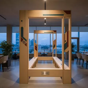 Аренда Фотозона русская в ресторане «La Terrazza» — ART SPACE