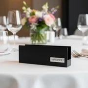 Аренда Приборница черная Resto 8x15 см в отеле «Звездный» — ART SPACE