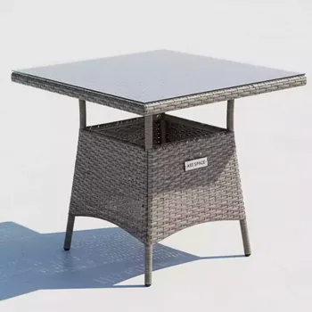 Аренда Стол Бамбук ROTANG LUX 100x100 на пляже «Маяк» — ART SPACE