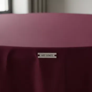 Аренда Скатерть круглая габардиновая Рондо бургунди в Golden Tulip Rosa Khutor — ART SPACE