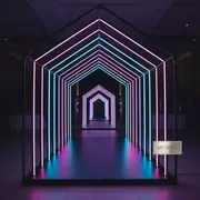 Аренда Фотозона свадебная "Неоновый тоннель" в Radisson Collection Paradise — ART SPACE