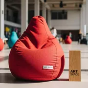 Аренда Кресло мешок Груша красный в Radisson Blu Resort & Congress Centre — ART SPACE