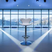 Аренда Стулья барные белые для конференции в Университете «Сириус» — ART SPACE