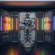 Аренда Фотозона армейский Оскар в Radisson Blu Resort & Congress Centre — ART SPACE