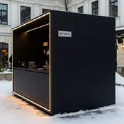Аренда Киоск черный в ресторане «Brunello» — ART SPACE