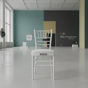 Аренда Стул Chiavari белый с мягкой сидушкой в ОКЦ «Галактика» — ART SPACE