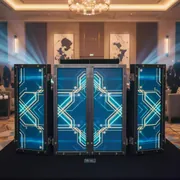 Аренда Стойка ширма LED для DJ 4 створчатая Eventfacade в Mövenpick Hotel — ART SPACE