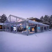 Аренда Тентовая конструкция шириной 20 м в ресторане «Магеллан» — ART SPACE