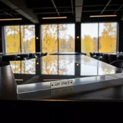 Аренда Мягкое стекло 2,5 мм 2400х900 мм в ресторане «Voda» — ART SPACE