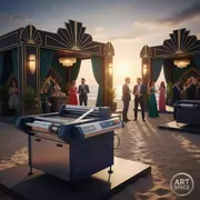 Аренда Рулонный ламинатор Guangming SFML 520B на пляже «Мандарин» — ART SPACE