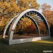 Аренда Сцена арочная металлик 8х6 м в санатории «Черноморье» — ART SPACE