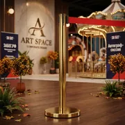 Аренда Золотые шары с красной лентой Сочи | ART SPACE