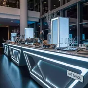 Аренда Фуршетные линии для конференции в Cosmos Sochi Hotel — ART SPACE