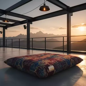 Аренда Подушка восточная Sultan 190х70 см на площадке Rosa Peak (2320м) — ART SPACE