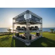 Аренда Вышки FOH Layher с тремя уровнями 6.21х4.14 м в Swissôtel Resort Sochi Kamelia — ART SPACE
