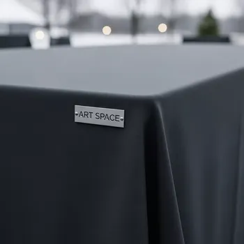 Аренда Скатерть прямоугольная графит в парке «Ривьера» — ART SPACE