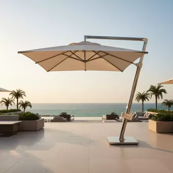 Аренда Зонт парусник 2х2 м Vela Titanium в Radisson Collection Paradise — ART SPACE