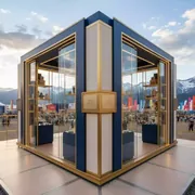 Аренда Модуль выставочный для Русской чайной на площадке Rosa Peak (2320м) — ART SPACE