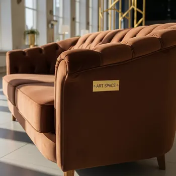 Аренда Диван Моби Дик цвет кофе в Golden Tulip Rosa Khutor — ART SPACE