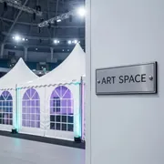 Аренда Тент Кайт 6х6 белый со стенками в ледовом дворце «Роза Хутор» — ART SPACE
