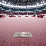 Аренда Ковролин розовый цвет 9302 в Ледовом дворце «Айсберг» — ART SPACE