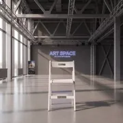 Аренда Стул складной Терье белый на Сочи Автодроме — ART SPACE
