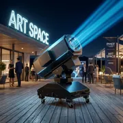 Аренда всепогодного зенитного прожектора в Сочи ART SPACE