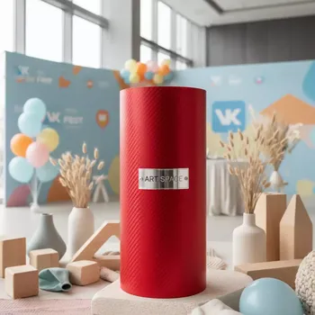 Аренда Пленка для термопереноса Hotmark Red Carbon 10 м в Stella di Mosca — ART SPACE