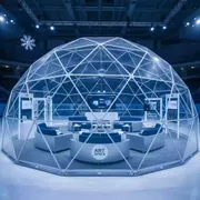 Аренда Шатер купольный 10х10 для конференции в Ледовом дворце «Айсберг» — ART SPACE