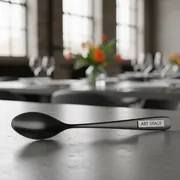 Аренда Ложка чайная черная Sapporo 140 мм в Stella di Mosca — ART SPACE