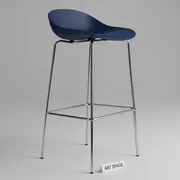 Аренда Стул барный Eames синий в Golden Tulip Rosa Khutor — ART SPACE