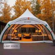 Аренда Шатер арочный New 25 м² в ресторане «Sanremo» — ART SPACE