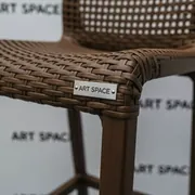 Аренда Стул барный плетеный Y A W Brown в санатории «Заполярье» — ART SPACE