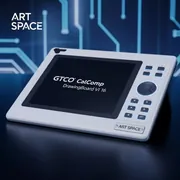 Аренда Планшет графический GTCO CalComp DrawingBoard VI 16 кнопочный проводной курсор 44x60 в гранд-отеле «Жемчужина» — ART SPACE