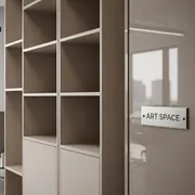 Аренда Стеллаж Loft 5 полок бежевый в Green Flow Hotel — ART SPACE