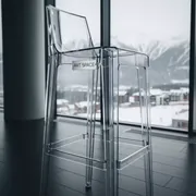 Аренда Стул барный прозрачный Isy Antishock в Radisson Hotel Rosa Khutor — ART SPACE