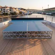 Аренда Табуретка 8х4 Трилайт на VIP теплоходе (Морпорт Сочи) — ART SPACE
