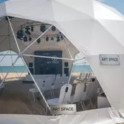 Аренда Шатер сферический Sphere RT 380D 22 на пляже «Ривьера» — ART SPACE