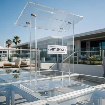 Аренда Подиум сценический стеклянный в пляжном клубе Del Mar — ART SPACE