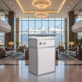 Аренда Стойка информационная одноместная в Radisson Hotel Rosa Khutor — ART SPACE