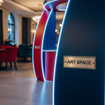 Аренда Стенд мобильный IsoFrame в ресторане «Магеллан» — ART SPACE