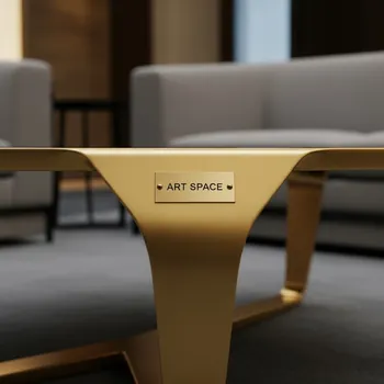 Аренда Журнальный стол Primavera золотой в Delta Sirius — ART SPACE